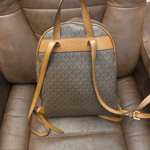 Michael Kors large 2-In-1 Logo and Faux Leather Backpack